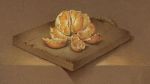 Peeled Tangerine Colored Pencil EPacket