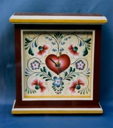 Carnation Clock by Deanne Fortnam MDA