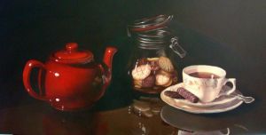 Time for Tea Oil Tutorial