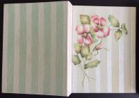 Canvas covered loose leaf binder