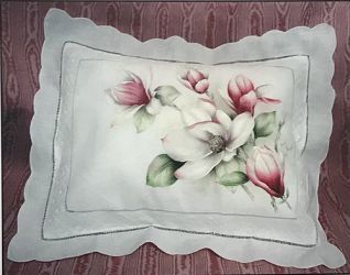 Saucer Magnolia on Linen