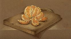 Peeled Tangerine Colored Pencil  Tutorial