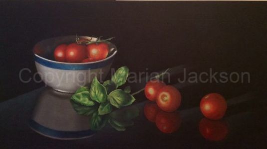 Tomatoes & Basil Colored Pencil Tutorial