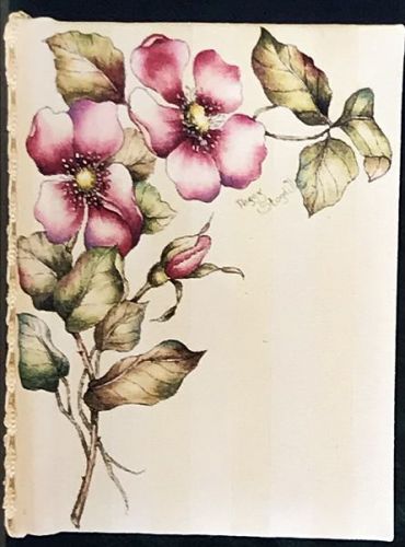 Wild Roses on Canvas